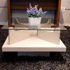 Mesa de Centro Exit Clear Beige