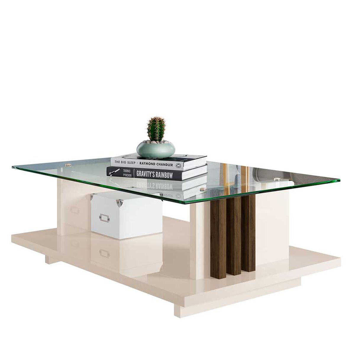 Mesa de Centro Altavision Frizz Off White Savana