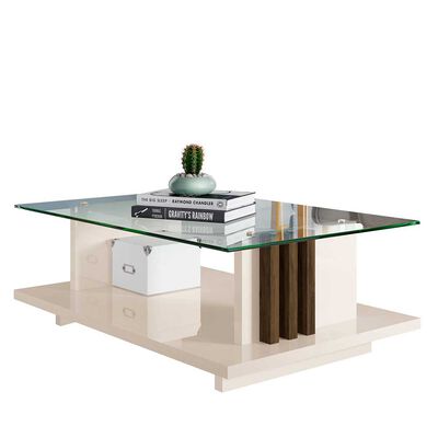 Mesa de Centro Altavision Frizz Off White Savana