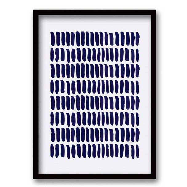 Cuadro Decorativo Retela Abstracto Azul III 50 x 35 cm