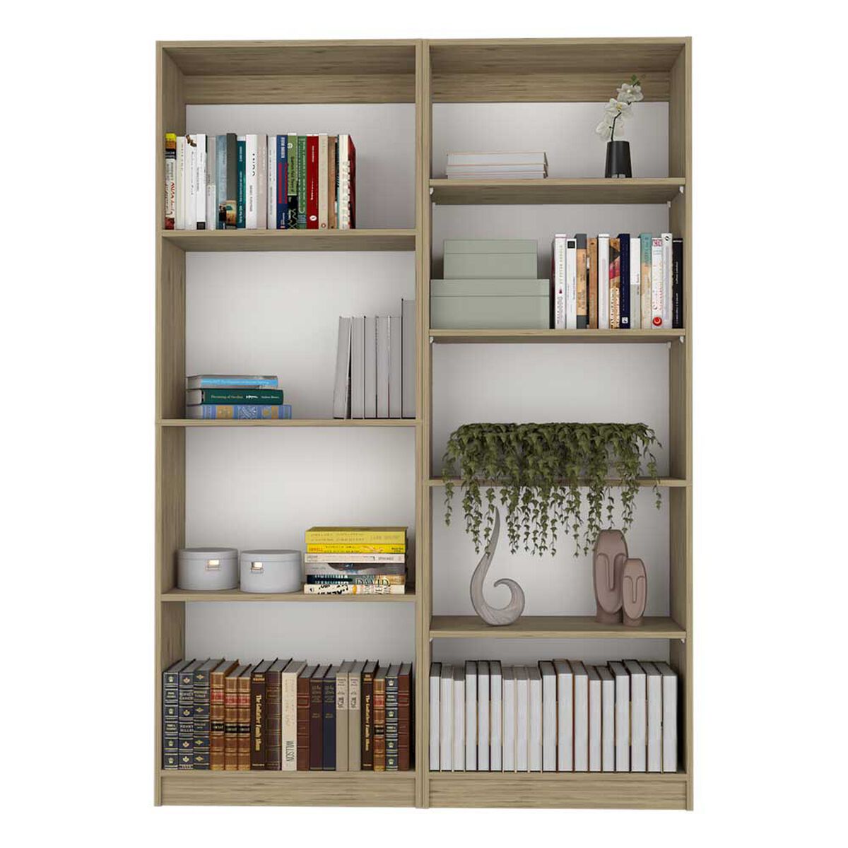 Estante 4 Repisas + Estante 5 Repisas TuHome Home Macadamia