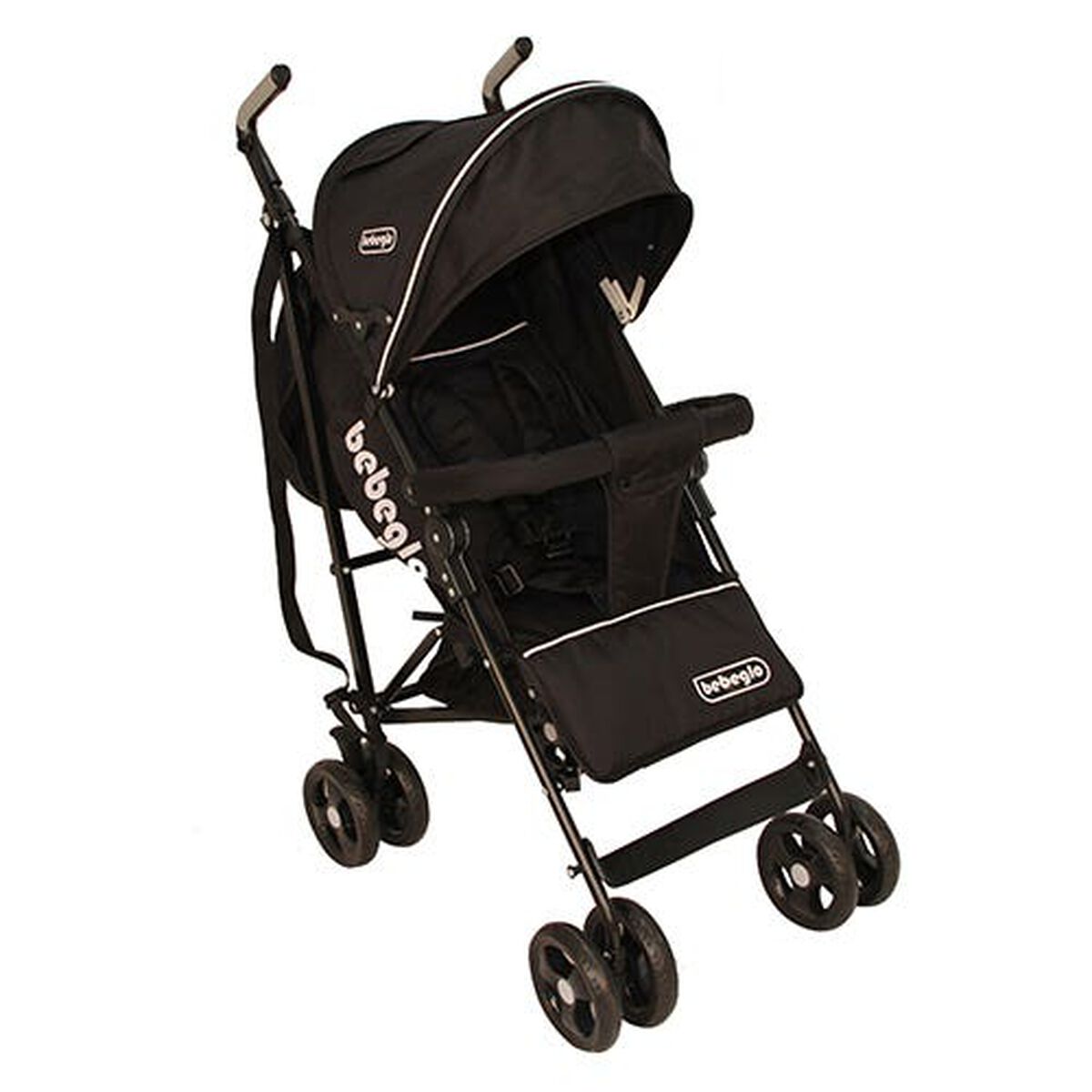 Coche Paragua Negro Bebeglo