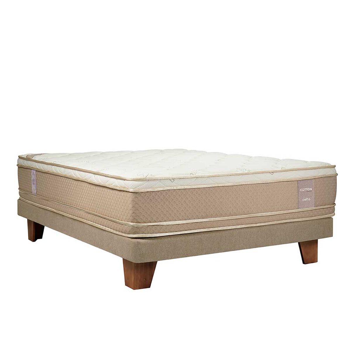Cama Europea Celta 2 Plazas Cotton Organic