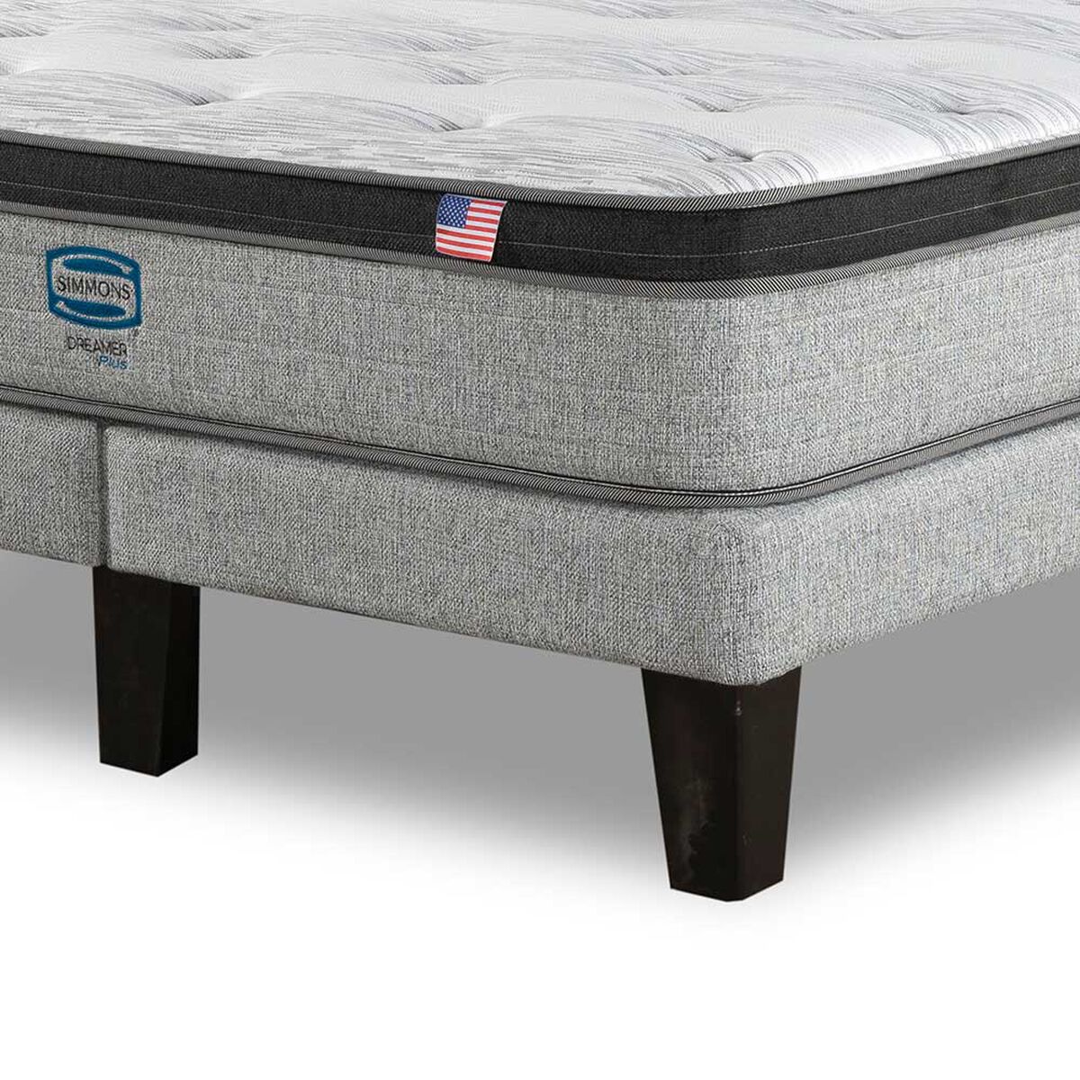 Cama Europea Simmons 2 Plazas Dreamer Plus 200 cm