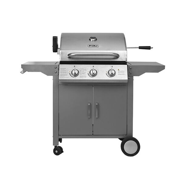 Parrilla a Gas FDV  Elegance 3 Quemadores Acero Inoxidable