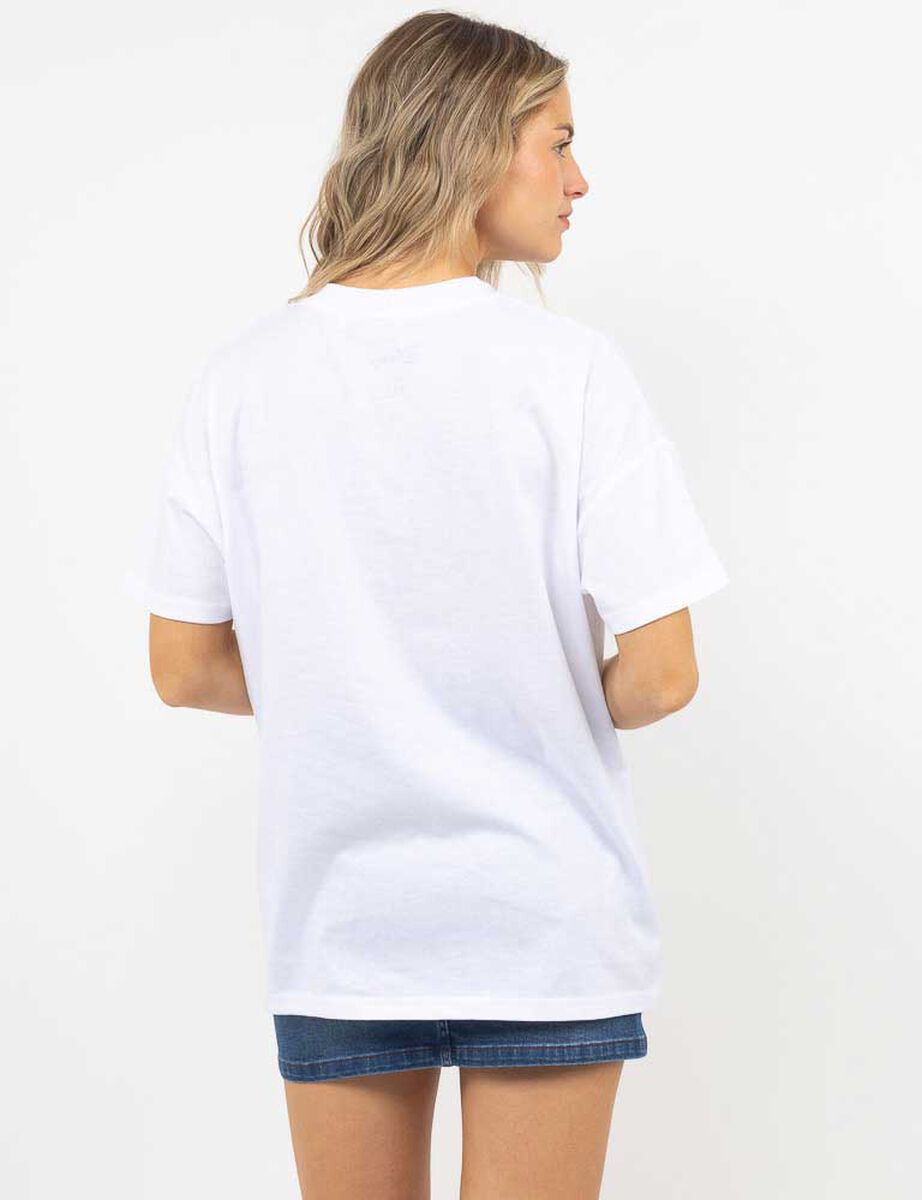 Polera Con Dibujos Animados Manga Corta Mujer Icono