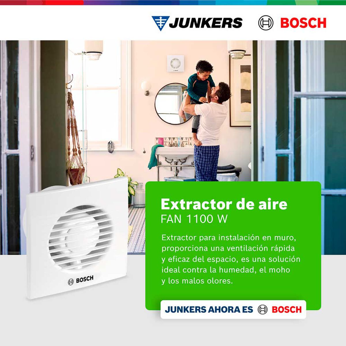 Extractor Aire Bosch  Fan 1500 DH W