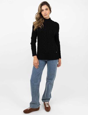 Imagen 2 del producto Sweater Mujer Zibel Negro, Palo-Rosa, Petroleo