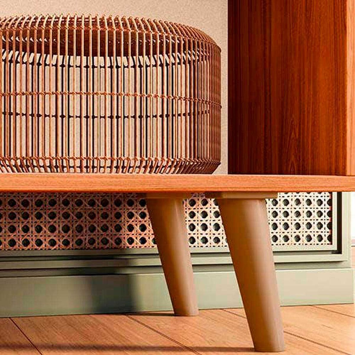 Rack TV Yardas Austin Hasta 60" Off Whit