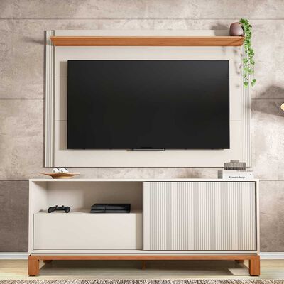 Imagen 2 del producto Panel TV 65"" + Rack TV 55"" Decocasa Mondrian Off White