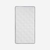 Cama Europea Rosen 1 Plaza New Style 6 + Respaldo Ferrera Gris + Velador