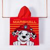Toalla de Playa con Capucha Infantil Paw Patrol Marshal Niño 60 x 120 cm