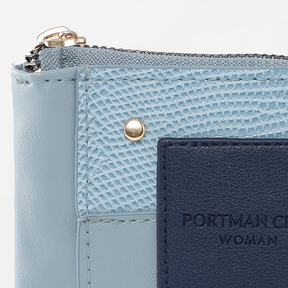Billetera Ecocuero Celeste Portman Club Woman