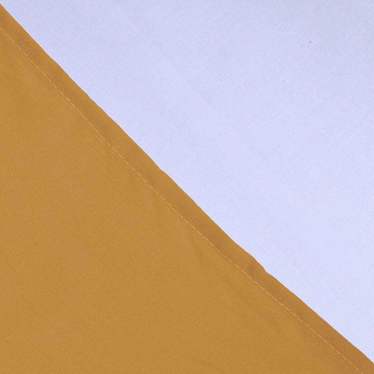 Fald&oacute;n Mashini 144 Hilos 2 Plazas Liso Mostaza