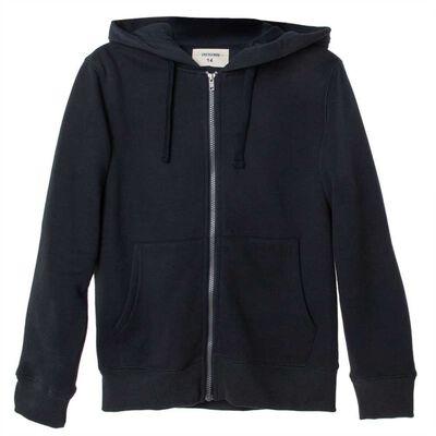 Polerón Escolar con Gorro de Algodón Unisex Talla 14 y 16 Crescendo