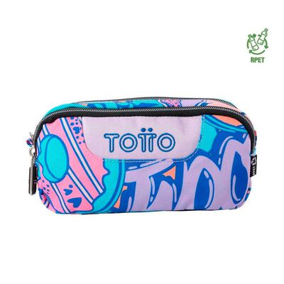 Estuche Multicolor Rosa Totto