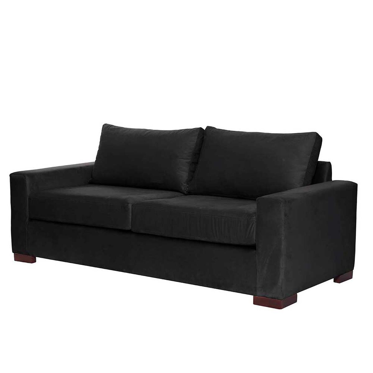 Sof&aacute; Latam Home Livorno 3 Cuerpos Negro
