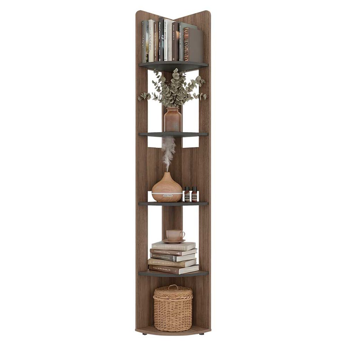 Estante Tuhome Home E7 Avellana Wengue