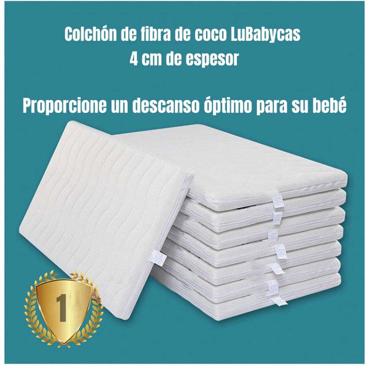 Colchón cuna 62 x 116 cm LuBabycas
