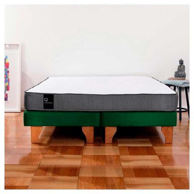Imagen 1 del producto Cama Europea Latam Home Base Dividida 2 Plazas Zen Best Verde