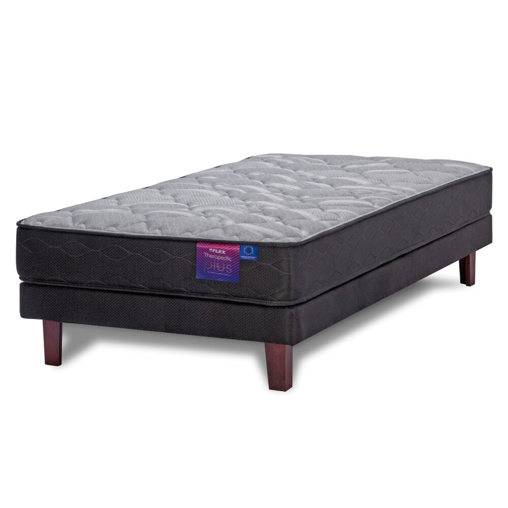 Cama Europea Flex 1 Plaza Therapedic Plus
