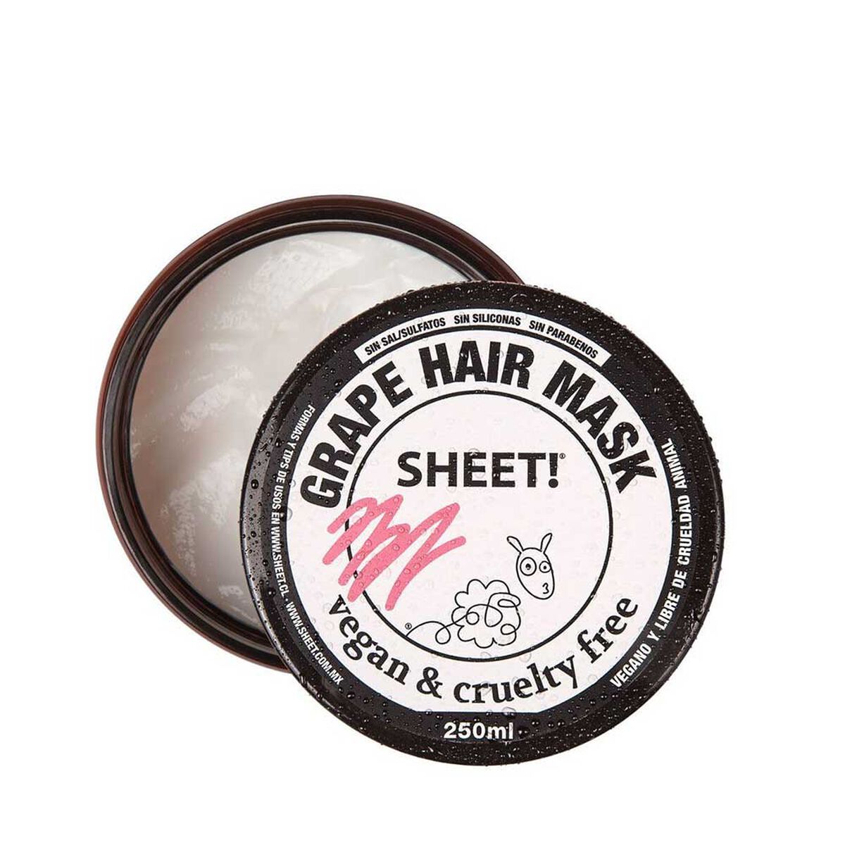 Crema Tratamiento para Pelo con Extracto de Uva Sheet