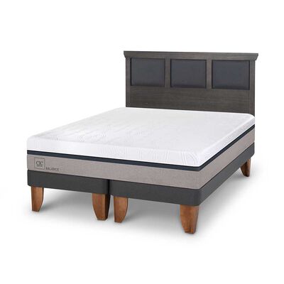 Imagen 2 del producto Cama Europea CIC Base Dividida 2 Plazas Balance + Respaldo Torino