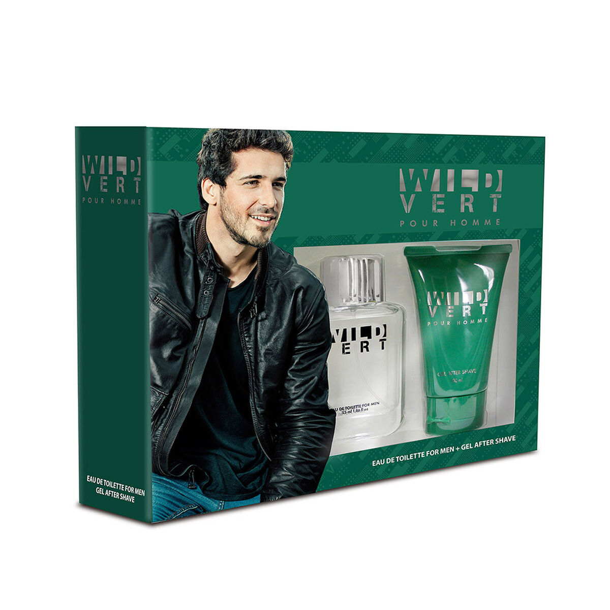 Set de Perfume Wild Vert EDT 50 ml + Gel After Shave 100 ml