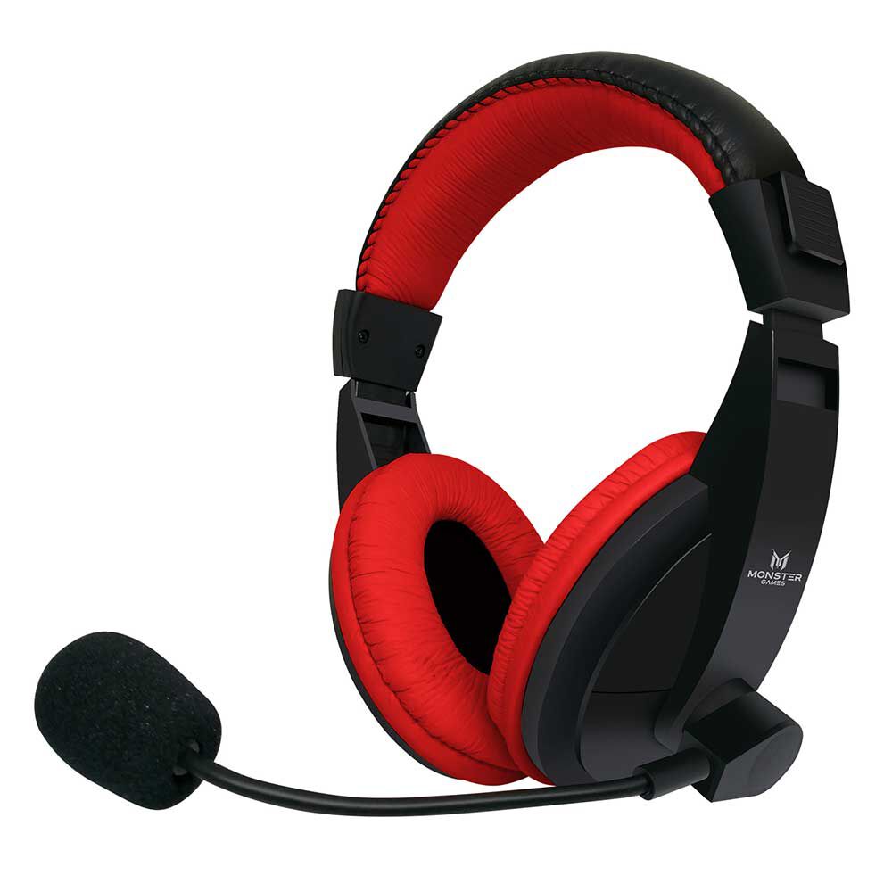 MONSTER GAMES Audifono Over Ear Monster Loud Negro/Rojo