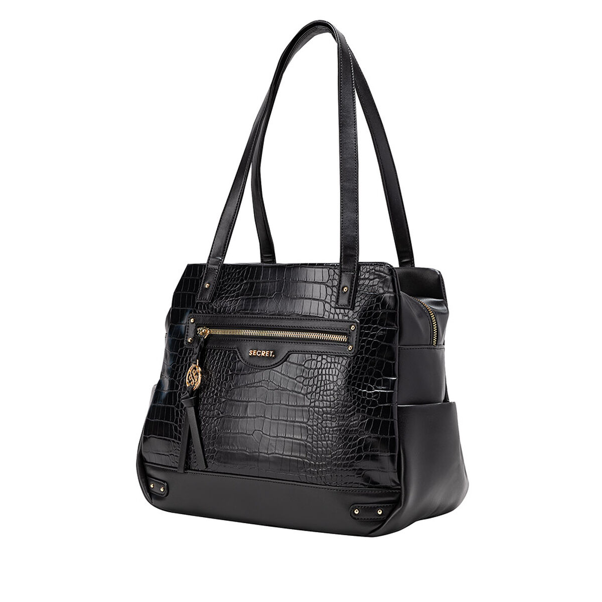 Cartera de Hombro Polonia Negro L Secret