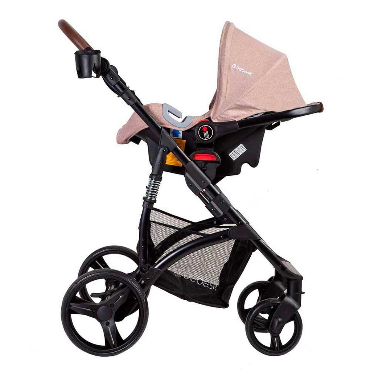 Coche Cuna Travel System Bebe Quest LX Beige Bebesit