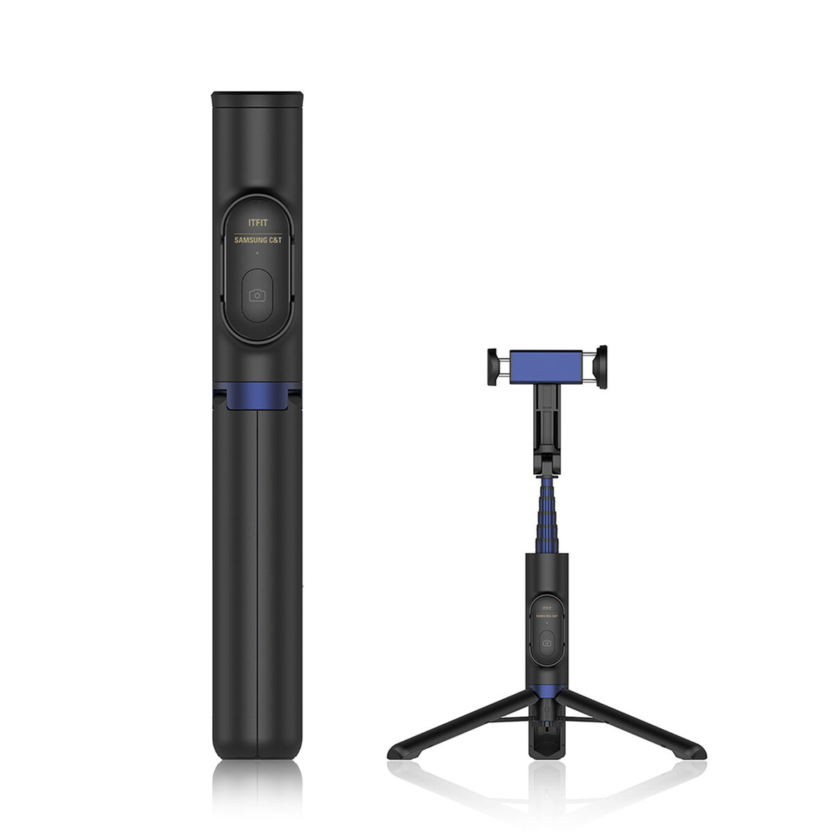 Trípode Samsung Selfie-Stick Bluetooth Negro