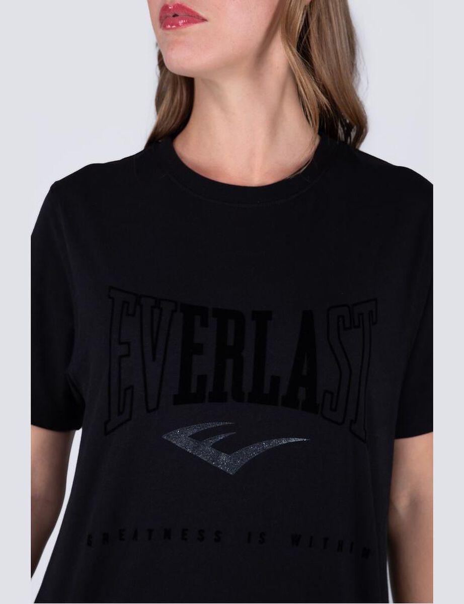 Polera Manga Corta Casual Sport Mujer Everlast