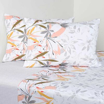 Juego de Sábanas Estampado Cannon 200 Hilos 2 Plazas Kiki