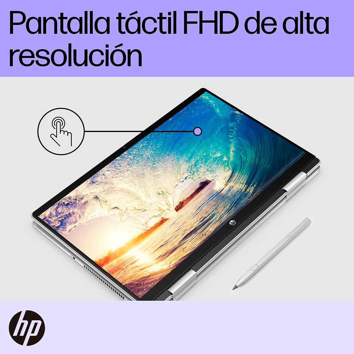 Notebook HP Pavilion x360 2 en 1 14-ek1002la Core i7 16GB 512GB SSD 14"