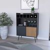 Bar TuHome Funes 2 Puertas Wengue Macadamia