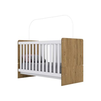 Cuna Home Mobili Atala Café Blanco