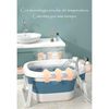 Bañera con Cojin Termómetro y más Accesorios Azul Lubabycas