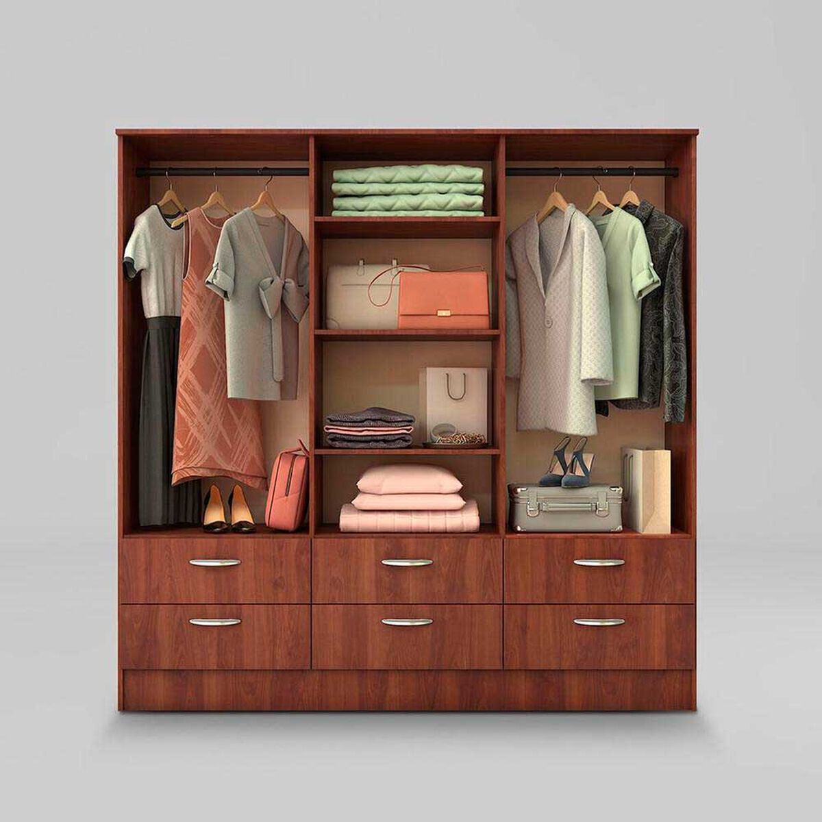 Cl&oacute;set Maipo 6 Puertas 6 Cajones