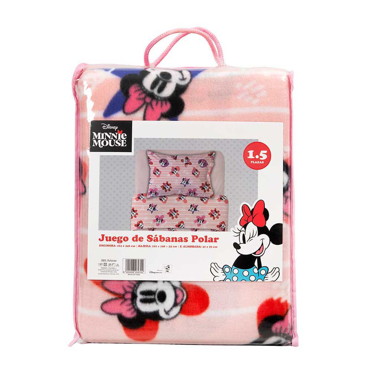 Juego de Sábanas Disney 1,5 Plazas Estampado Multicolor