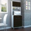 Mueble para Microondas Tuhome Kitchen 60 Blanco-Wengue