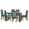 Juego de Comedor Latam Home Pamplona Salamanca 6 Sillas PU Beige