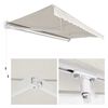 Toldo Terraza Retractil con Brazo Vincenzi 200 x 150 cm Blanco