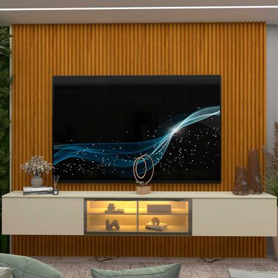 Home Decocasa Supremo Luminare hasta 85" Natural Off White