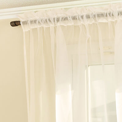 Imagen 2 del producto Juego de Velos Doral Liso Presilla 140 x 220 cm Crudo