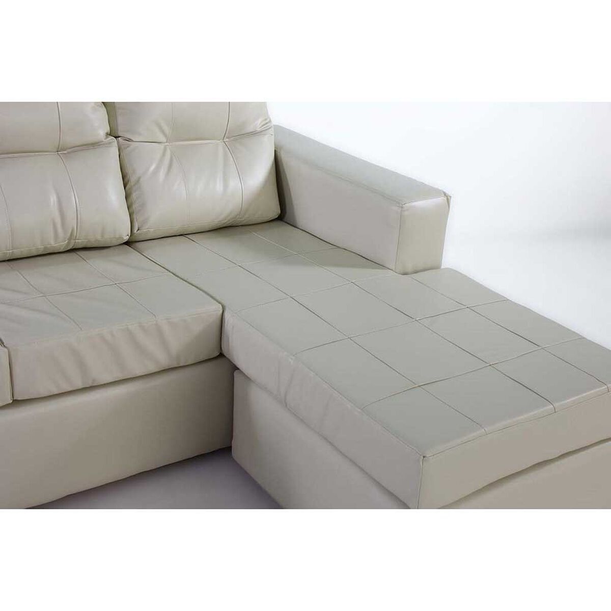Sofá Modular Kea Rodas 3 Cuerpos Beige