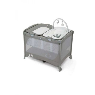 Cuna Corral Con Mudador y Silla Nido Plack & Play Commuter Gris Joie