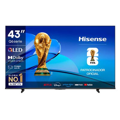 Imagen 1 del producto QLED 43"" Hisense 43Q6QV Ultra HD 4K