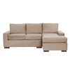 Sofá Seccional Derecho Latam Home Livorno 3 Cuerpos Beige