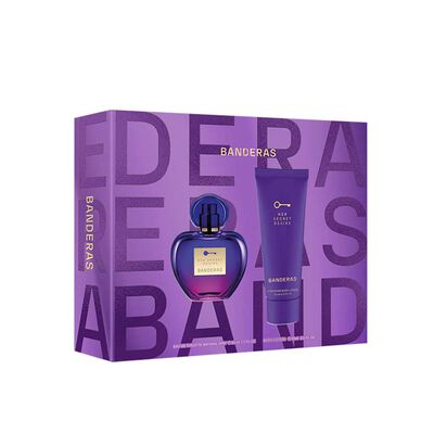 Set Regalo Antonio Banderas Perfume Mujer Her Secret Desire EDT 50ml + Loción Corporal 75ml